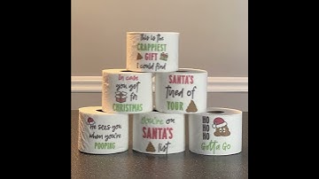 Christmas Toilet Paper Sublimation