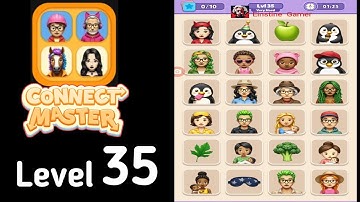 Connect Master Match Puzzle level 35 very hard Guide Walkthrough Solution