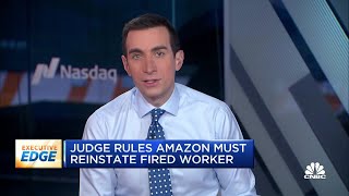Judge rules Amazon must reinstate worker fired over Covid-19 protections