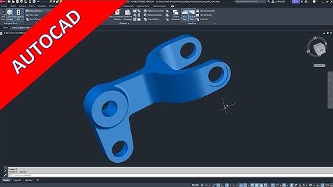 7.2 Gelenkgabel - Joint Fork - Autocad 2023 Training - Part Design