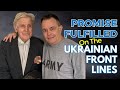 Promises fulfilled on the ukrainian front lines  live from ukraine