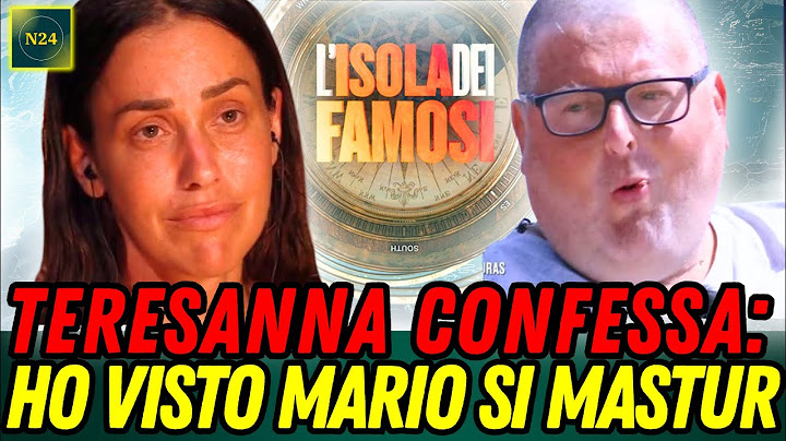 🟥 SCANDALO ALL'ISOLA: "HO VISTO MARIO MENTRE SI MAST..." TERESANNA SCONVOLGE TUTTI!