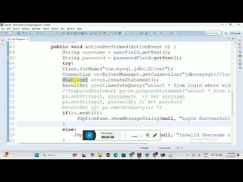 SQL Injection in java