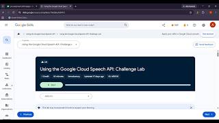 ARC131 | Using the Google Cloud Speech API Challenge Lab | Complete Solution