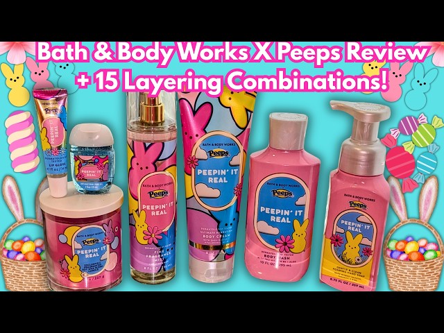 Review) 🩷NEW!🩵 Bath & Body Works X Peeps ·💛🐰Peepin' It Real +