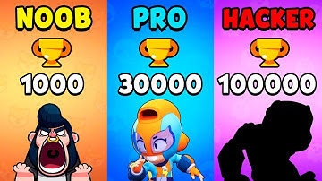 NOOB vs PRO vs HACKER - Brawl Stars