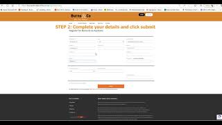 How to Register to Bid with Burns & Co