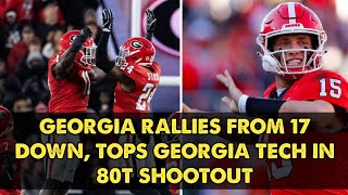 8 OTs Georgia Tech Yellow Jackets vs. Georgia Bulldogs | USA TODAY NEWS