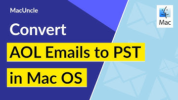 Convert AOL Emails to PST File in Mac