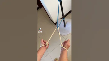 فك الحبل بطريقه عجيبه 
