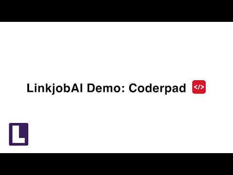 How to use Linkjob AI in Coderpad