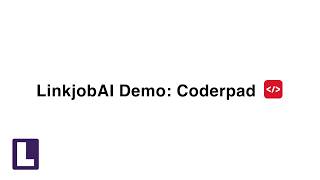 How to use Linkjob AI in Coderpad