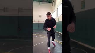 Wrestling Workout 2,4,6,8 burpees, stand ups, sprawl shot, push-ups WW1