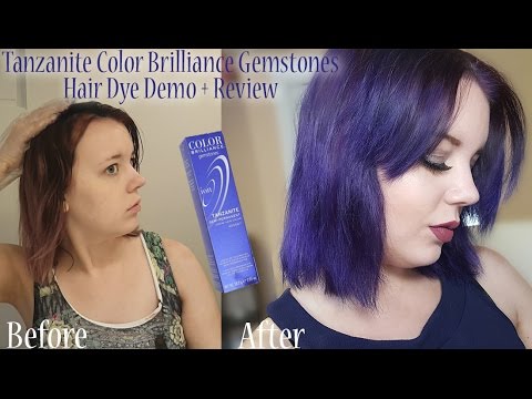 color brilliance, tanzanite, navy blue hair, hair dye, sally's beau...