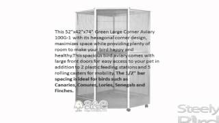 Large Corner Aviary by A&E Bird Cages