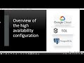 104 -  High availability   (HA) in Google PostgreSQL