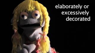 34. Ornate - Word of the Day - Learn with Cindy