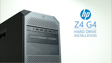 HP Z4 G4 Hard Drive Installation