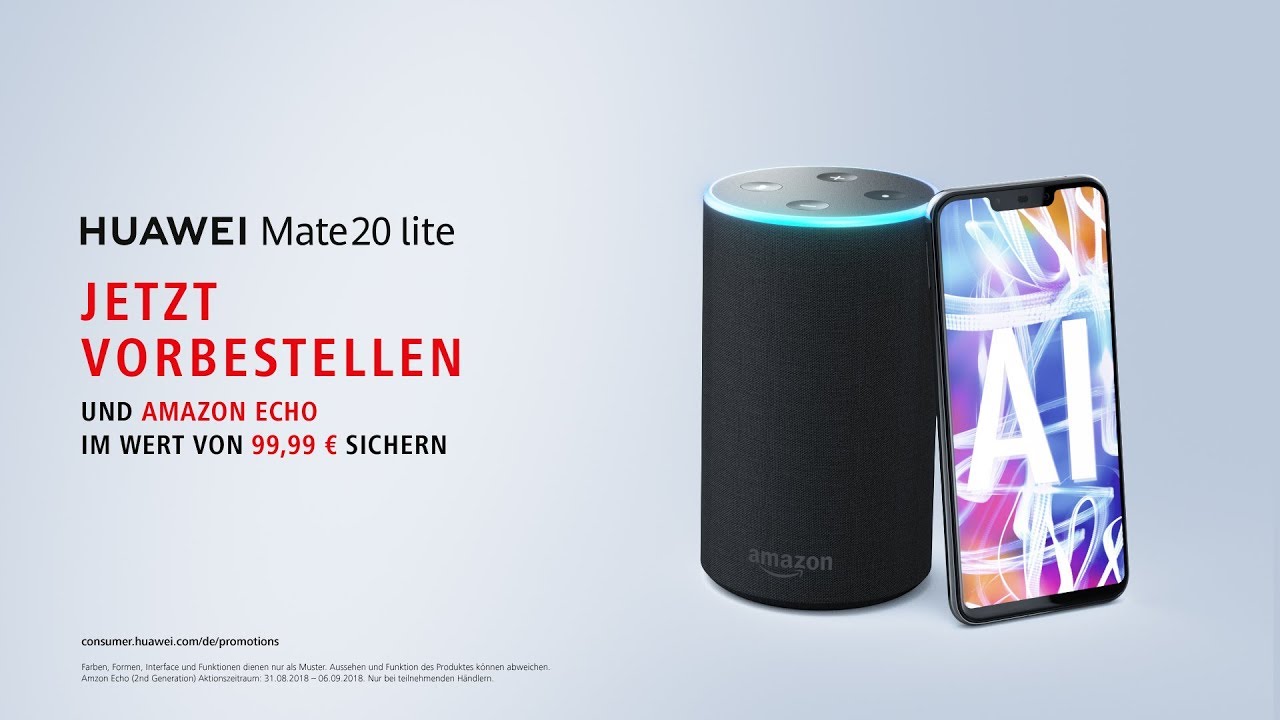 HUAWEI Mate20 lite & Amazon Echo - HUAWEI Mate20 lite & Amazon Echo