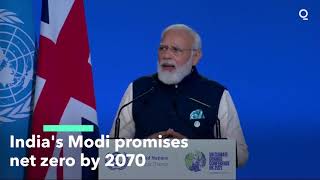 India will target net zero carbon emissions by 2070