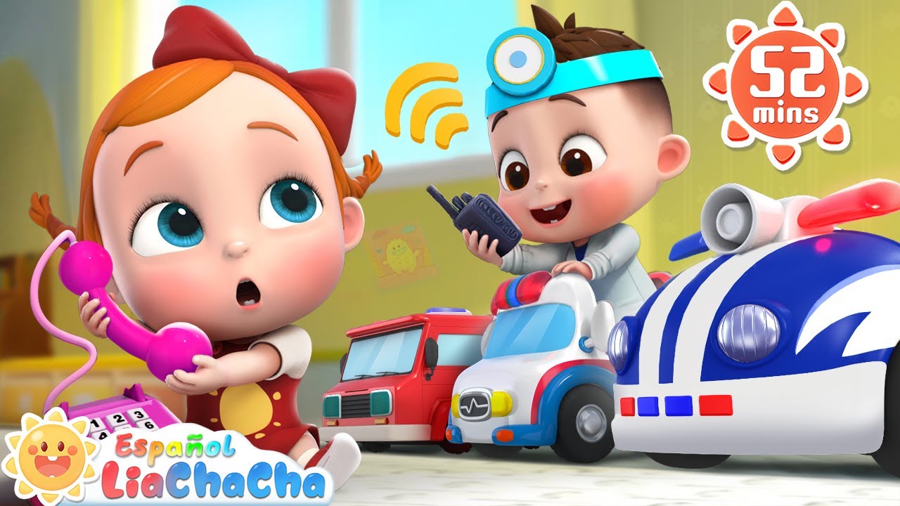 Ayúdame, Doctor, Policía y Bombero | Equipo de Rescate | LiaChaCha en Español - Canciones Infantiles