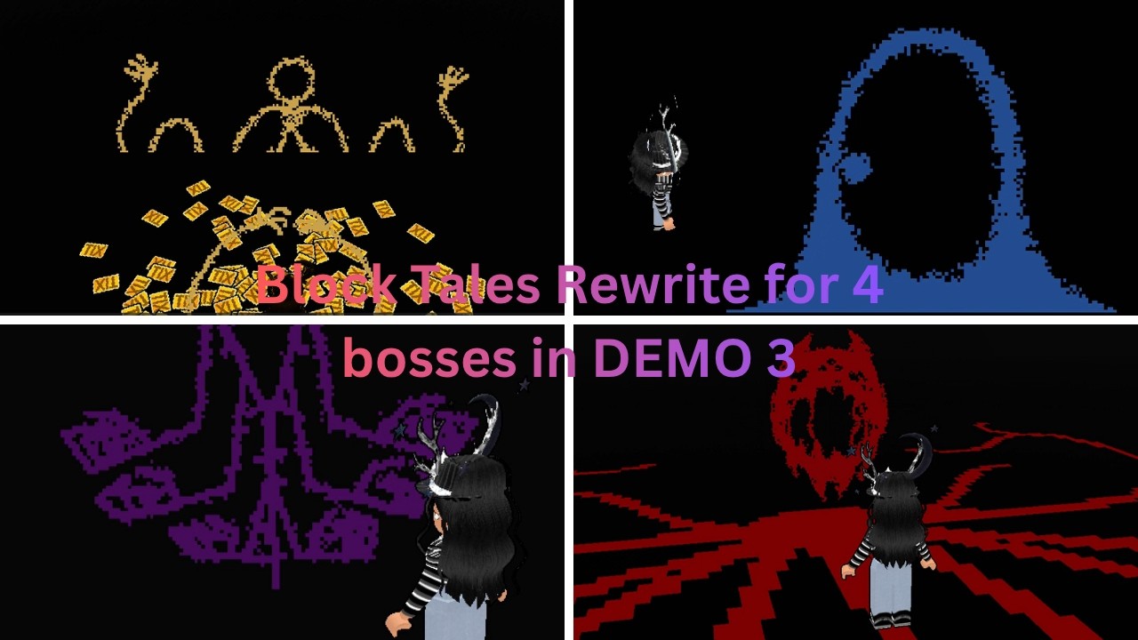 The Dreamworld in Block Tales FULL REWRITE (roblox psychological horror, DEMO 3)