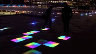 Square use Intelligent LED floor tile at World Expo 2010.wmv