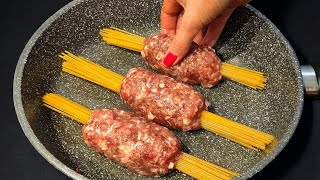 This is the best thing I've ever eaten! Minced meat recipe! No oven! Cook at home!