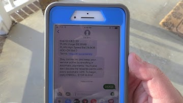 How to check Cellular Data Usage on Straight Talk via SMS