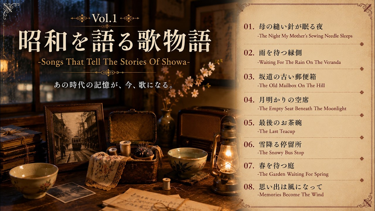 Vol 1 昭和を語る歌物語 Songs That Tell The Stories Of Showa - YouTube