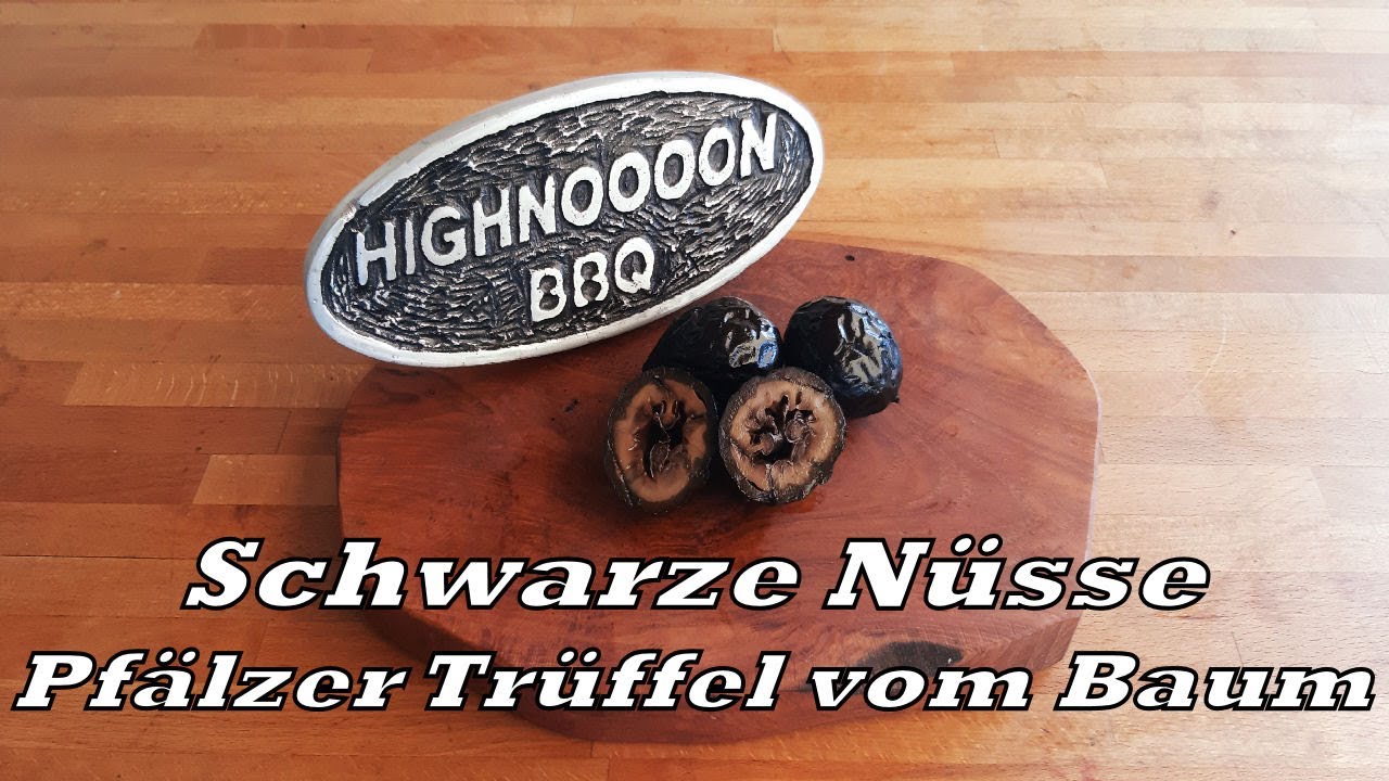 Schwarze Nüsse / Pfälzer Trüffel vom Baum