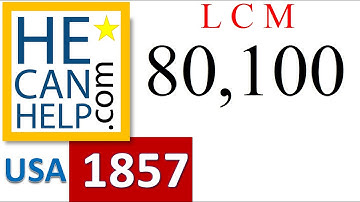 1857 {HECANHELP.COM} LCM in about 2 Minutes Least Common Multiple Developmental Math