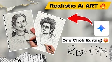 Trending Gemini AI Pencil Sketch Editing Tutorial 🔥 | AI Sketch Art Photo Editing | Rupesh Editing 