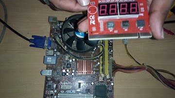 Motherboard Testing  with Diagnostic  Card   Part 1