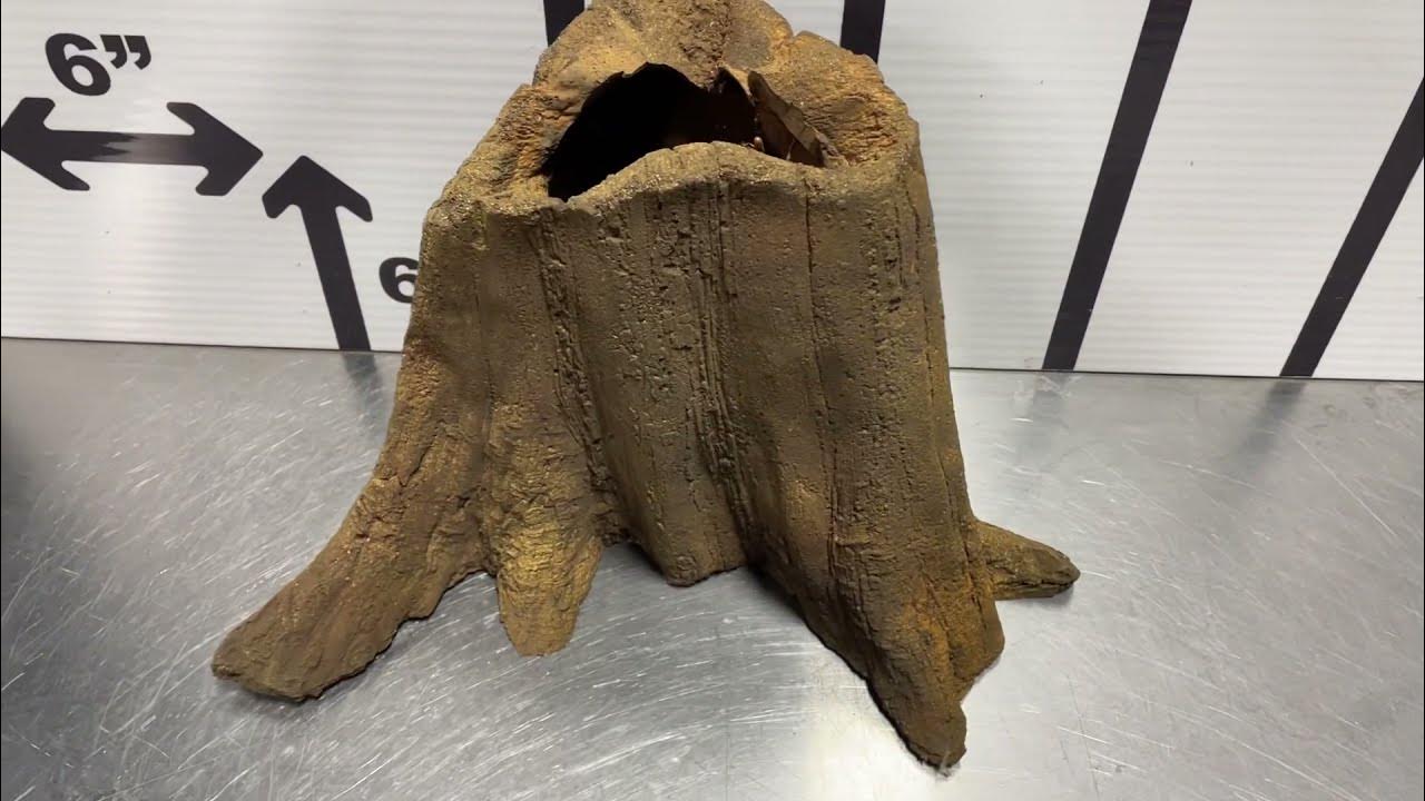 Artificial Aquarium Tree Stump Model 3 YouTube