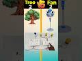 Tree 🆚 Fan Comparison Shorts || #shorts #viralshorts