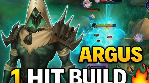 ARGUS 1 HIT BUILD 🔥 Full Damage Build 2025 | MLBB Best Argus Build | Mobile Legends Bang Bang