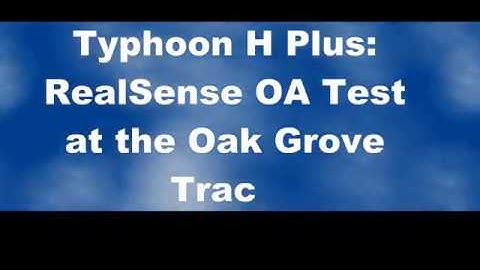 Yuneec Typhoon H Plus: Testing RealSense Obstacle Avoidance