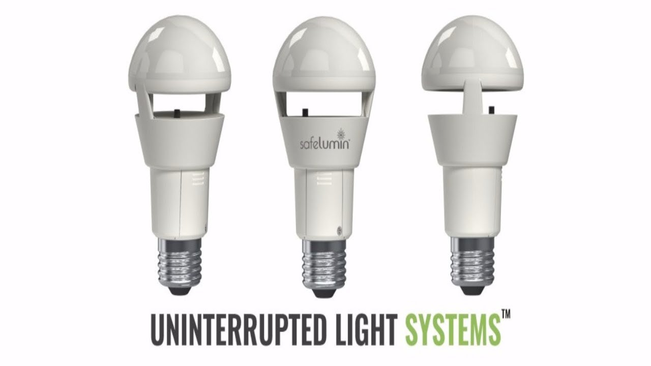 Smart Home Tech : Safelumin Power Outage Lights Smart Bulb - YouTube