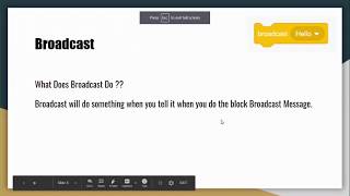 How To Series| Broadcast in scratch | 3