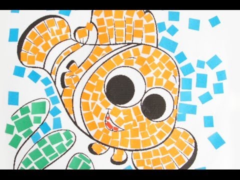 Colorare disegni per bambini: la tecnica del mosaico