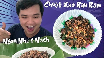 Chuột Xào Rau Răm - Đặc Sản Miền Tây Ăn Là Ghiền - Quốc Cang Miền Tây - Ngon Nhức Nách.