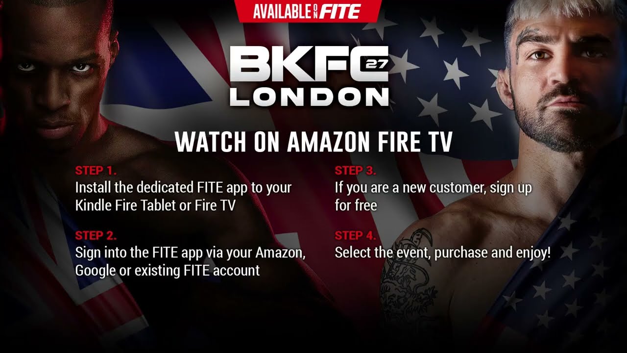 How to OrderBKFC 27 London on #FITE