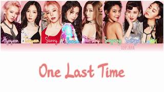 GIRLS’ GENERATION (소녀시대) SNSD – ONE LAST TIME Lyrics Color Coded [Eng/Han/Rom]