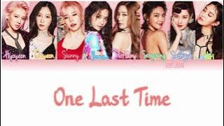 GIRLS’ GENERATION (소녀시대) SNSD – ONE LAST TIME Lyrics Color Coded [Eng/Han/Rom]