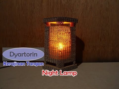  Kerajinan  Kardus  Cara Membuat Lampu  Tidur  dari  Kardus  