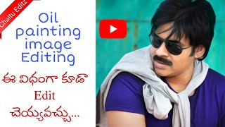 PicsArt oil painting editing|Pawan kalyan photo editing||Chaitu Editz screenshot 2