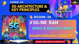 #05 ~ What is Beamforming & Massive MIMO in 5G New Radio ? Learn MIMO concept | Course 02 #5g