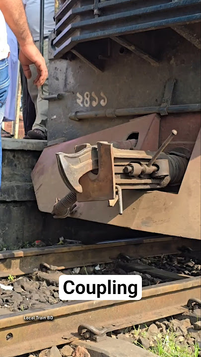 Train Coupling. #train #railway #joint #shorts