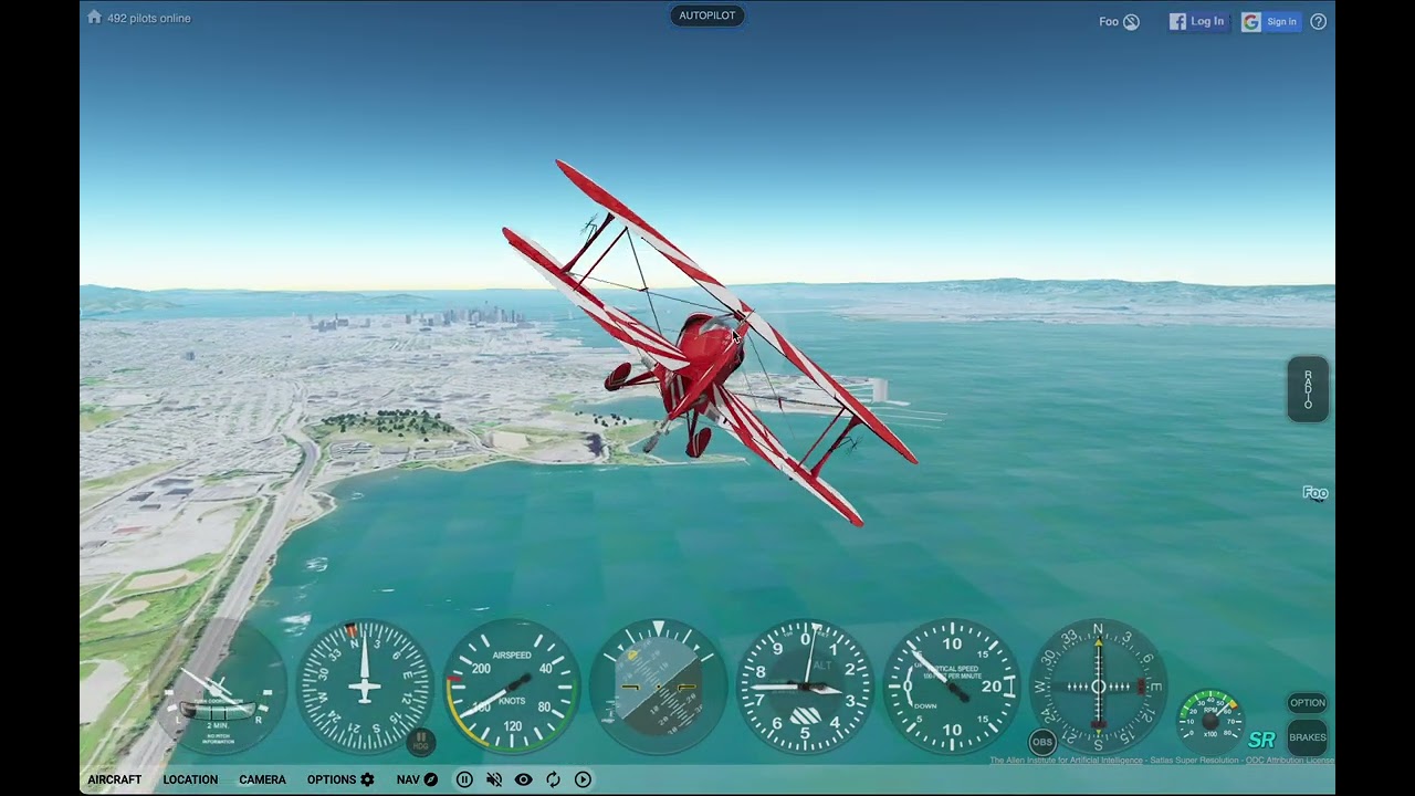 Pierce's Game World - Episode 2 - Flying over San Francisco